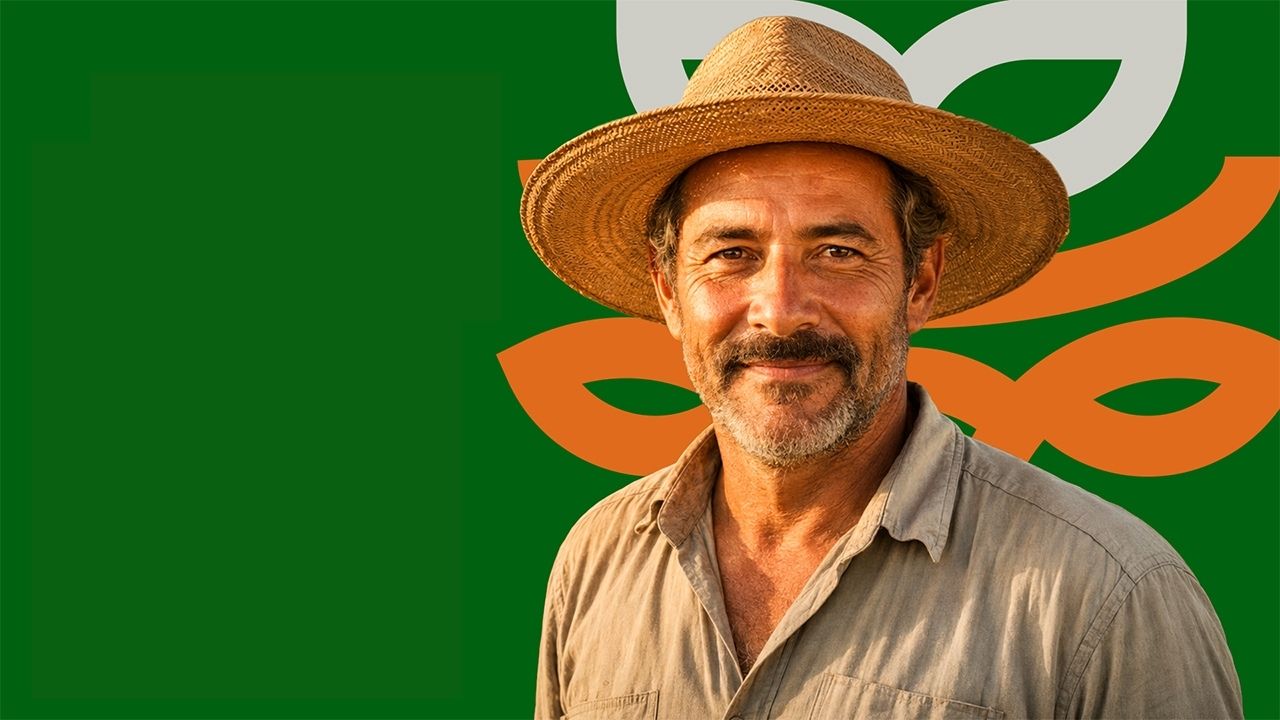 Produtor rural em comunicação de marca da Raízes & Rebanho